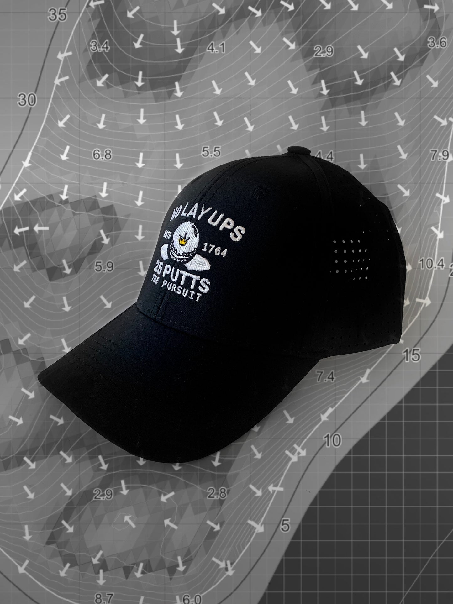 25 Putts No Layups Caps