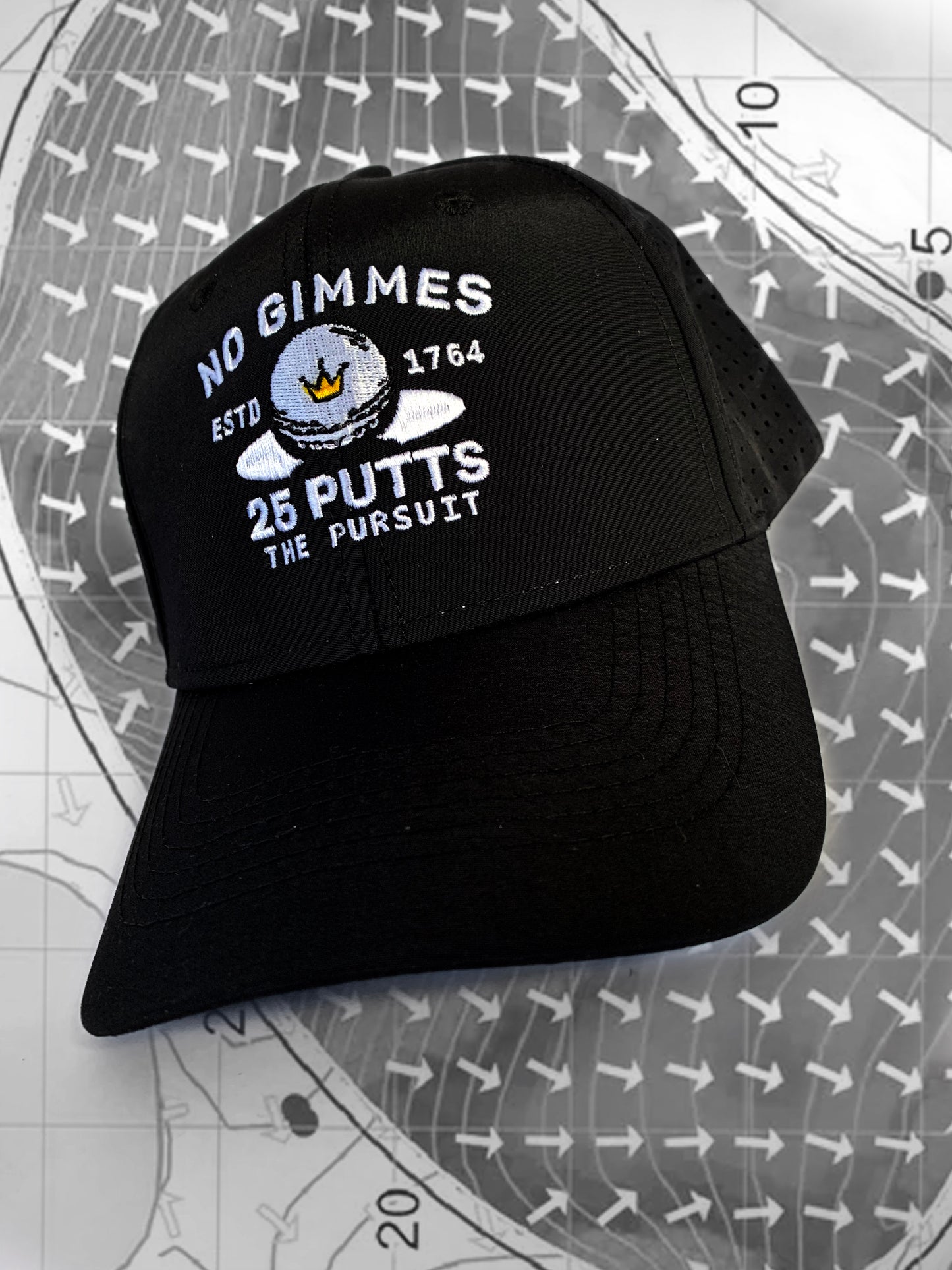 25 Putts No Gimmes Caps