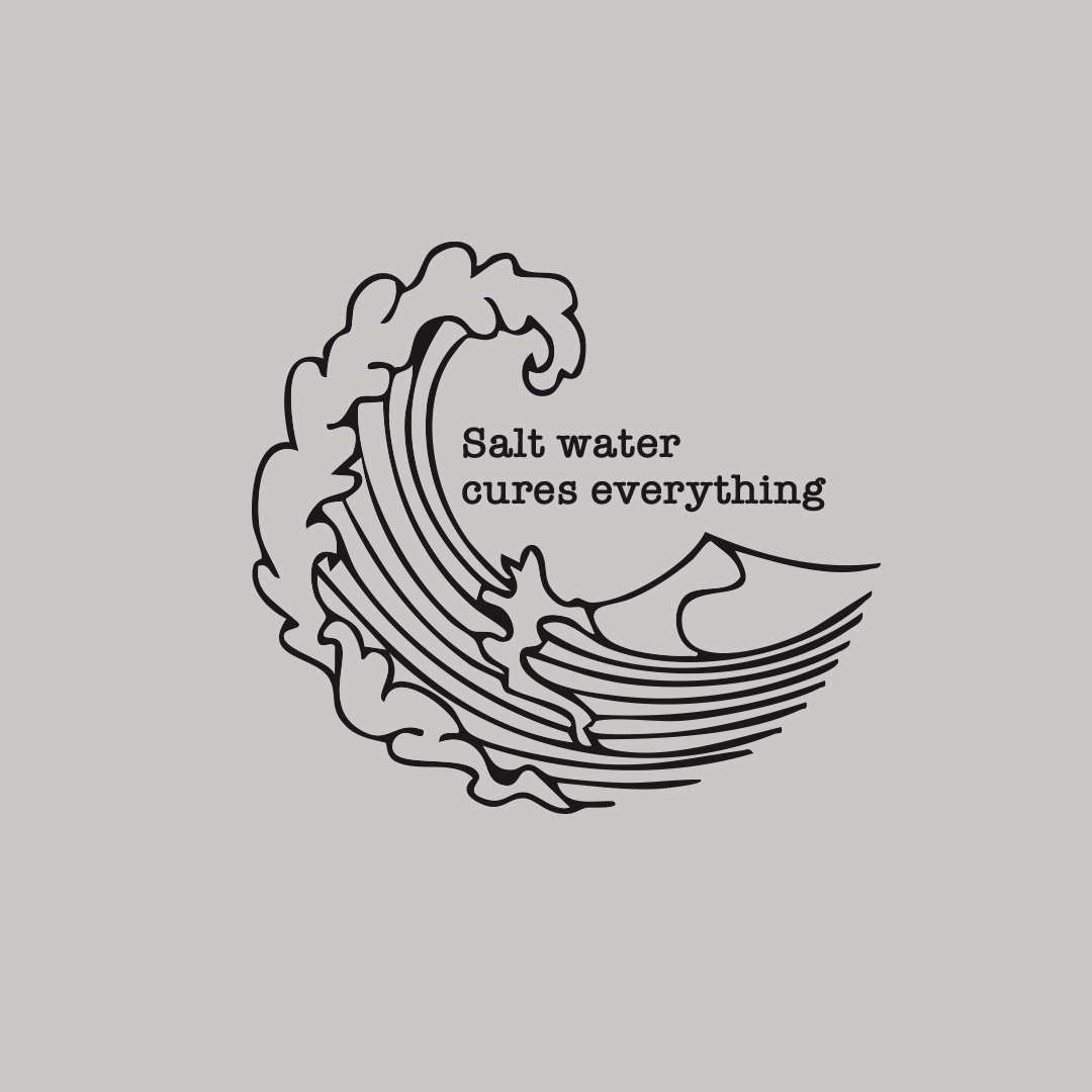 Slack Jane Salt Water V-Neck Fitted T-Shirt