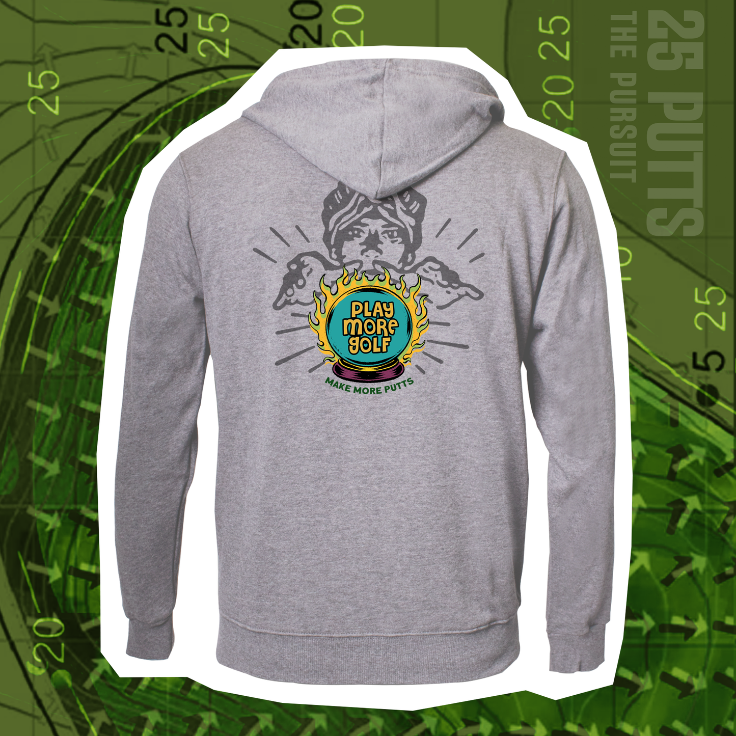 25 Putts Play More Golf Hoddie