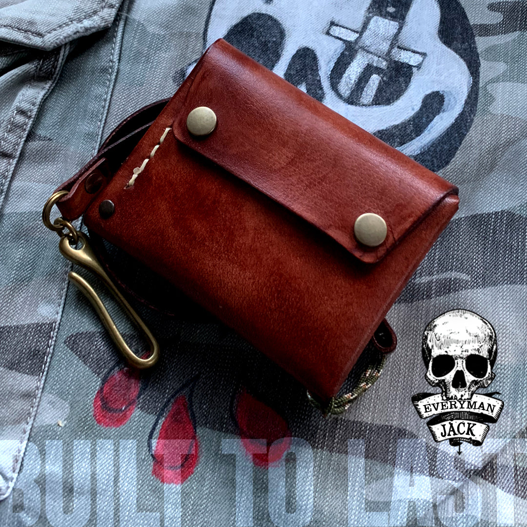 The Road Shark Biker Wallet with Lanyard