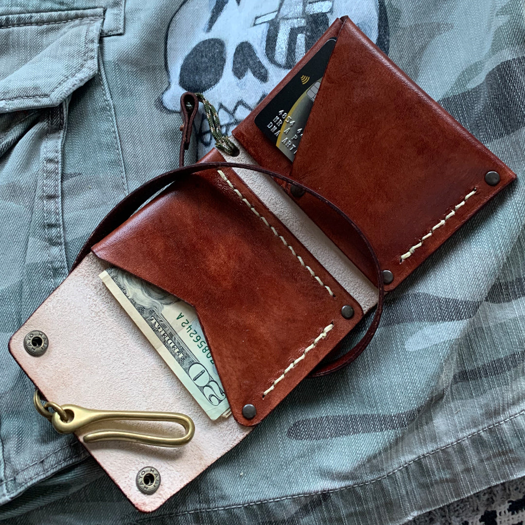 The Road Shark Biker Wallet with Lanyard
