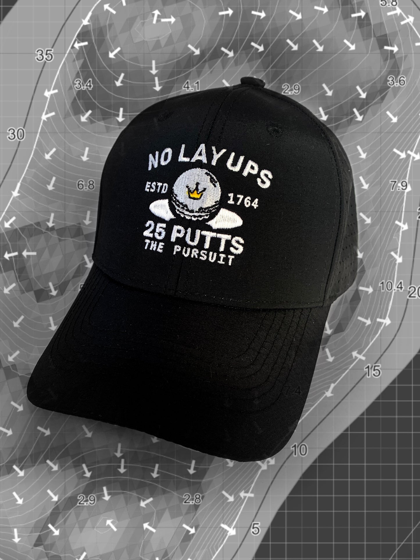 25 Putts No Layups Caps