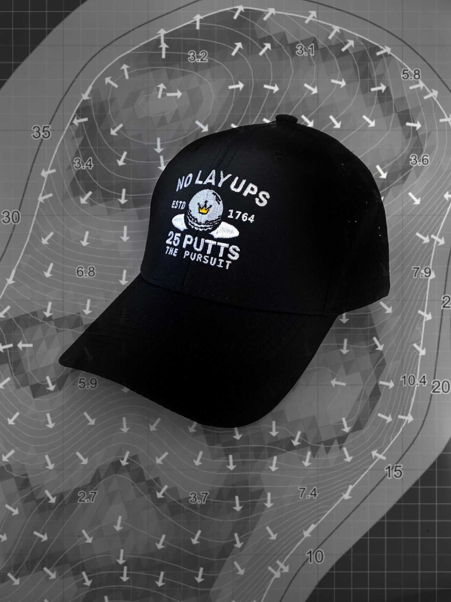 25 Putts No Layups Caps