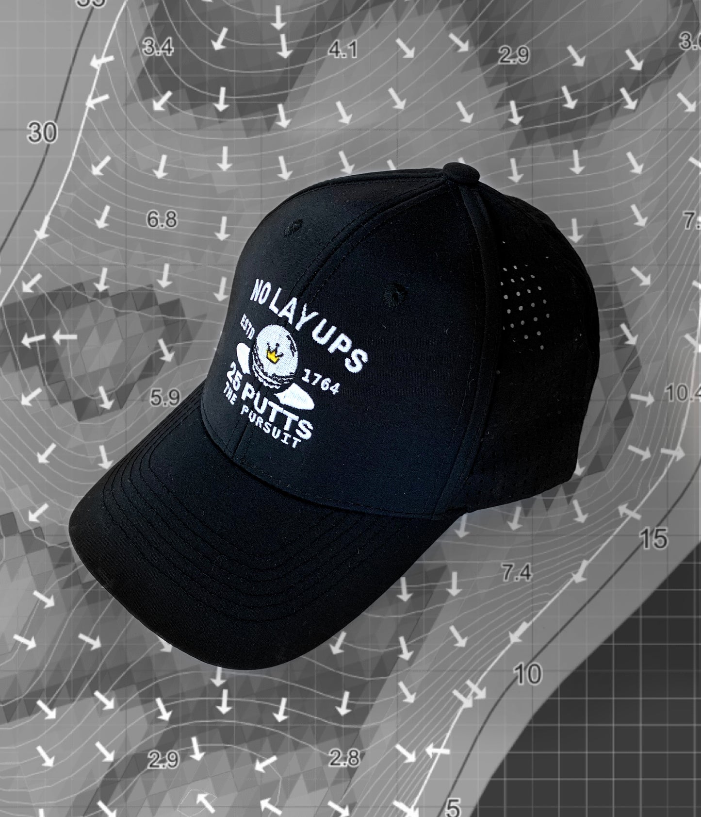25 Putts No Layups Caps