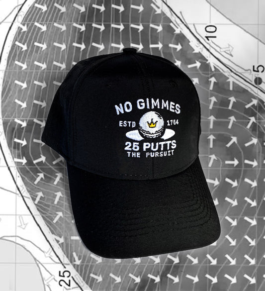 25 Putts No Gimmes Caps