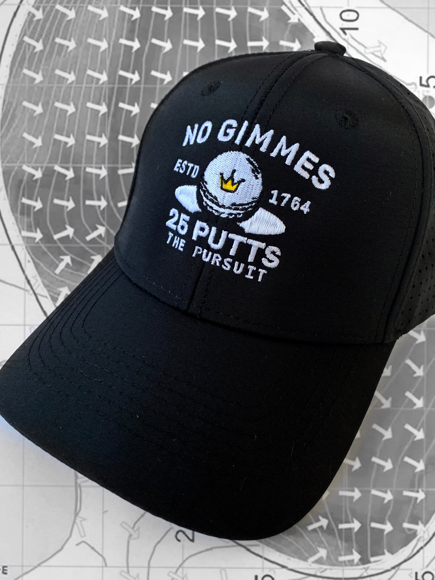 25 Putts No Gimmes Caps
