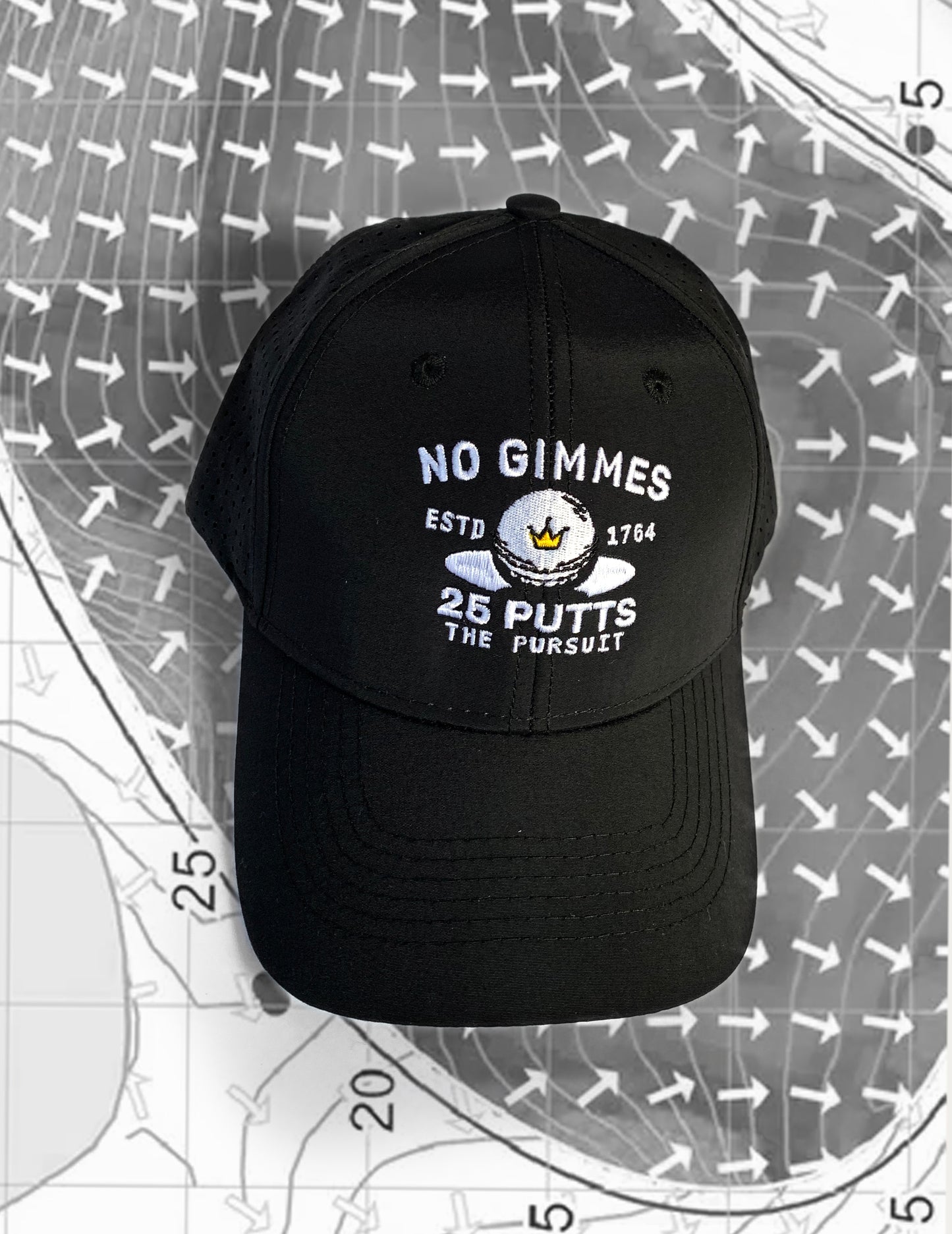 25 Putts No Gimmes Caps