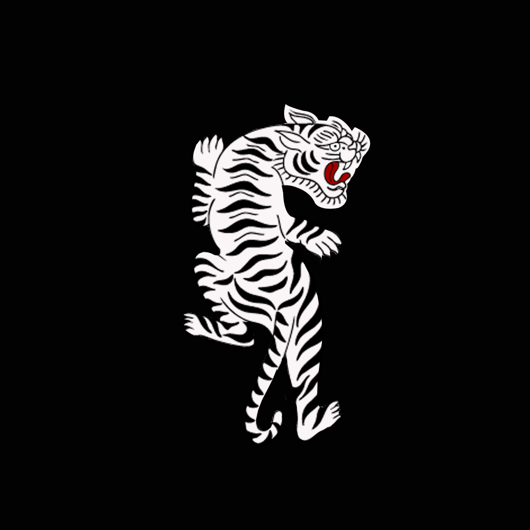 Slack Jane White Tiger Racerback Vest